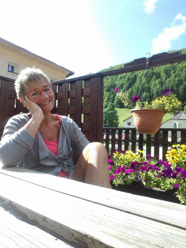 Dominique avec vue sur les côtes de Lajoux