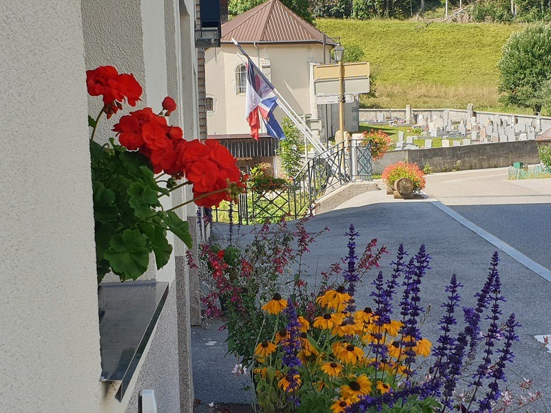 Pont Charlemagne et drapeaux