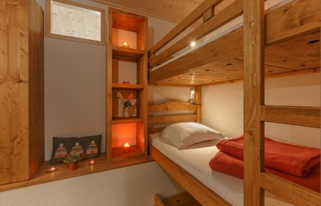 Mountain corner with bunk beds N° 12 and 22 Residence Les Tavaillons